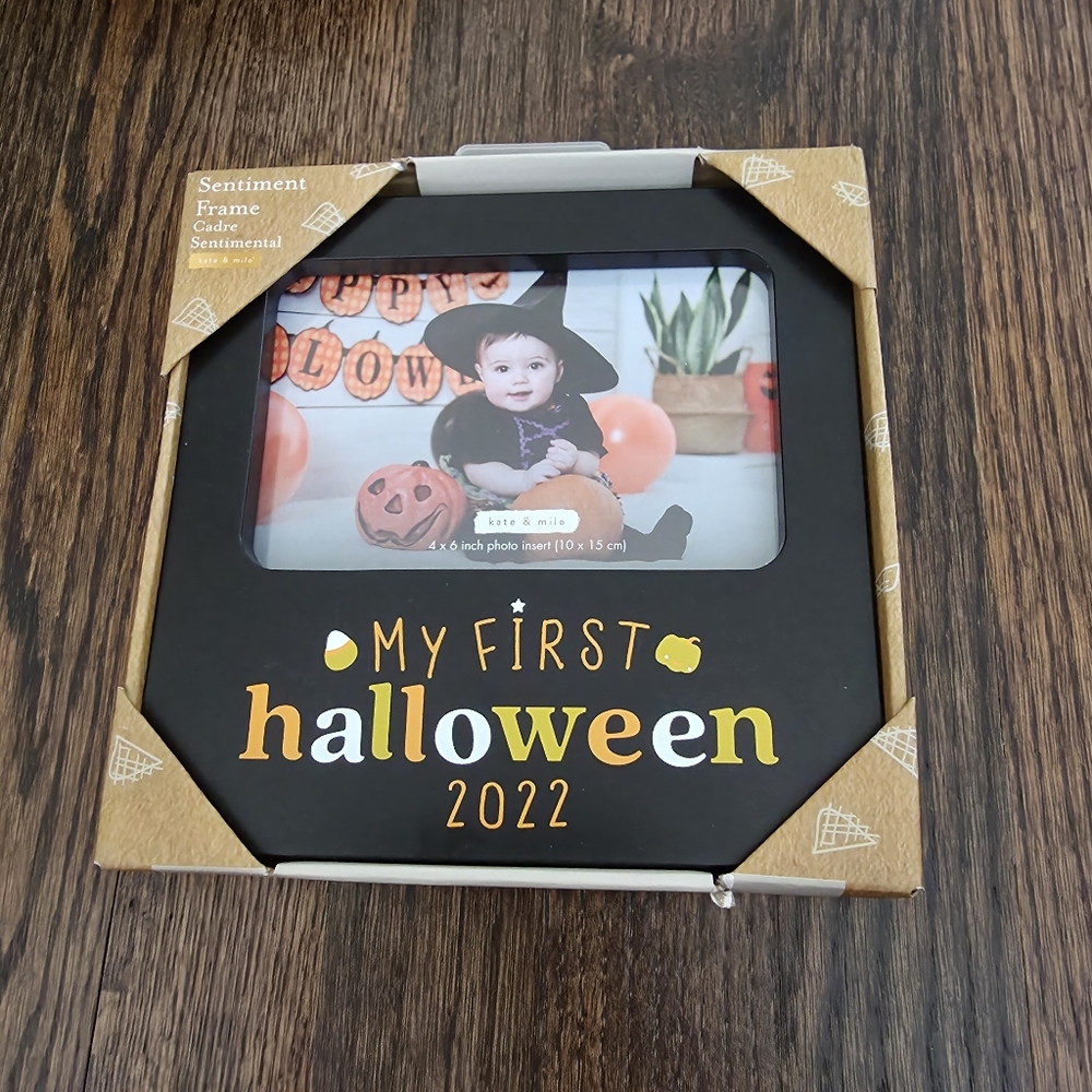 My First Halloween 2022 Kids Costume Frame - Black
